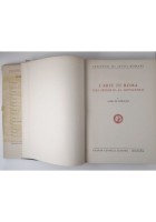 L'ARTE IN ROMA dal seicento al novecento di Aldo De Rinaldis 1948 Cappelli Libro