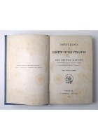 ISTITUZIONI DI DIRITTO CIVILE ITALIANO Emanuele Gianturco 1889 Barbera Libro