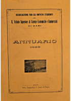 ANNUARIO 1923 ASSOCIAZIONE FRA GLI ANTICHI STUDENTI SCIENZE ECONOMICHE di Bari
