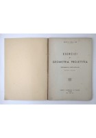 ESERCIZI DI GEOMETRIA PROJETTIVA spiegazione delle tavole Maria Del Re 1941 Libr