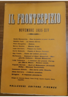 IL FRONTESPIZIO novembre 1935 Rivista letteratura Manacorda Bargellini Fallacara