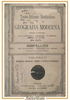 TESTO ATLANTE SCOLASTICO DI GEOGRAFIA MODERNA Ricchieri Ghisleri 1909 Libro