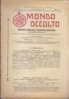 MONDO OCCULTO rivista iniziatica esoterico spiritica 1927 Anile Bozzano Cavalli
