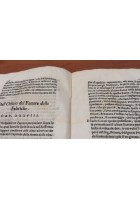 ORDINI APPARTENENTI AL GOVERNO DELL'HOSPITALE GRANDE DI MILANO 1642 Libro antico