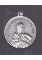 MEDAGLIA SACRO CUORE Madonna Gesù Antica Stefano Johnson Inizi '900 Medaglietta