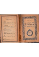 LE SONATE PER PIANOFORTE DI BEETHOVEN di Sergio Leoni 1948 Fratelli Bocca Libro