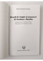 RICORDI DI VIAGGIO AI MONASTERI DI ALCOBACA E BATALHA di Beckford 1994 Ladisa