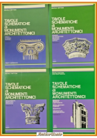 TAVOLE SCHEMATICHE DI MONUMENTI ARCHITETTONICI 4 Volumi Mattioni 1961 Libri