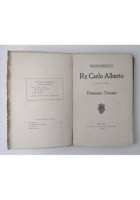 RE CARLO ALBERTO quattro quadri di Domenico Tumiati 1909 Treves Libro teatro