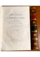 LE OPERE STORICHE DI CORNELIO TACITO 2 volumi completo 1822 Bettoni libro antico