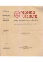 MONDO OCCULTO 1921 anno I rivista iniziatica esoterico spiritica Annata 6 numeri