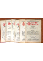 MONDO OCCULTO 1925 anno 5 rivista iniziatica esoterico spiritica Annata 6 numeri