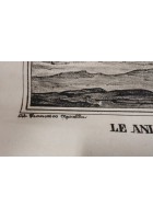 LE ANIME PEZZENTELLE manifesto antico Santino '800 Litografia Apicella Napoli