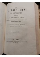 LA CIROPEDIA di Senofonte 1821 Sonzogno Libro Antico Storici Greci traduz Regis