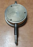COMPARATORE CENTESIMALE Vintage Helios a orologio in custodia legno anni '50