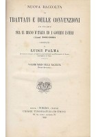 NUOVA RACCOLTA DEI TRATTATI E DELLE CONVENZIONI vol. III Parte II 1890 Palma