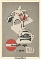 CONSIGLI AGLI UTENTI FIAT 1953 Fiat libretto manutenzione automobile brochure