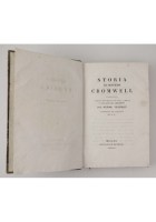 STORIA DI OLIVIERO CROMWELL Villemain 1821 Nicolò Bettoni Libro antico biografia