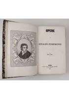 OPERE COMPLETE di Ippolito Pindemonte 1851 Francesco Rossi Libro Antico poesia