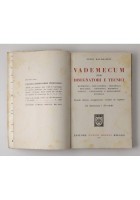 VADEMECUM PER DISEGNATORI E TECNICI di Luigi Baldassini 1957 Hoepli Libro manual
