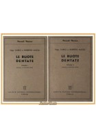 LE RUOTE DENTATE di Carlo e Roberto Mazza 2 volumi 1944 SEI libro ingegneria