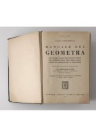 MANUALE DEL GEOMETRA di Luigi Gasparrelli 1956 Hoepli