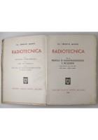 RADIOTECNICA di Ernesto Montù 3 VOLUMI 1945 Hoepli Libro manuale ricezione radio