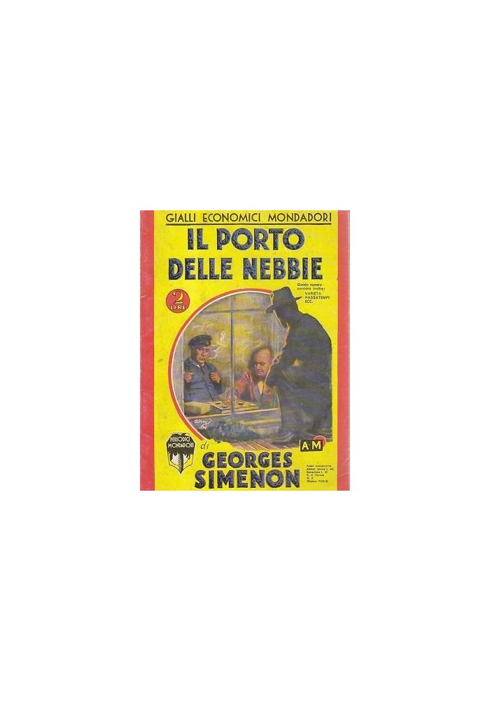 IL PORTO DELLE NEBBIE (ristampa anastatica) di Simenon