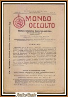 MONDO OCCULTO rivista iniziatica esoterico spiritica 1923 Kremmerz Zingaropoli