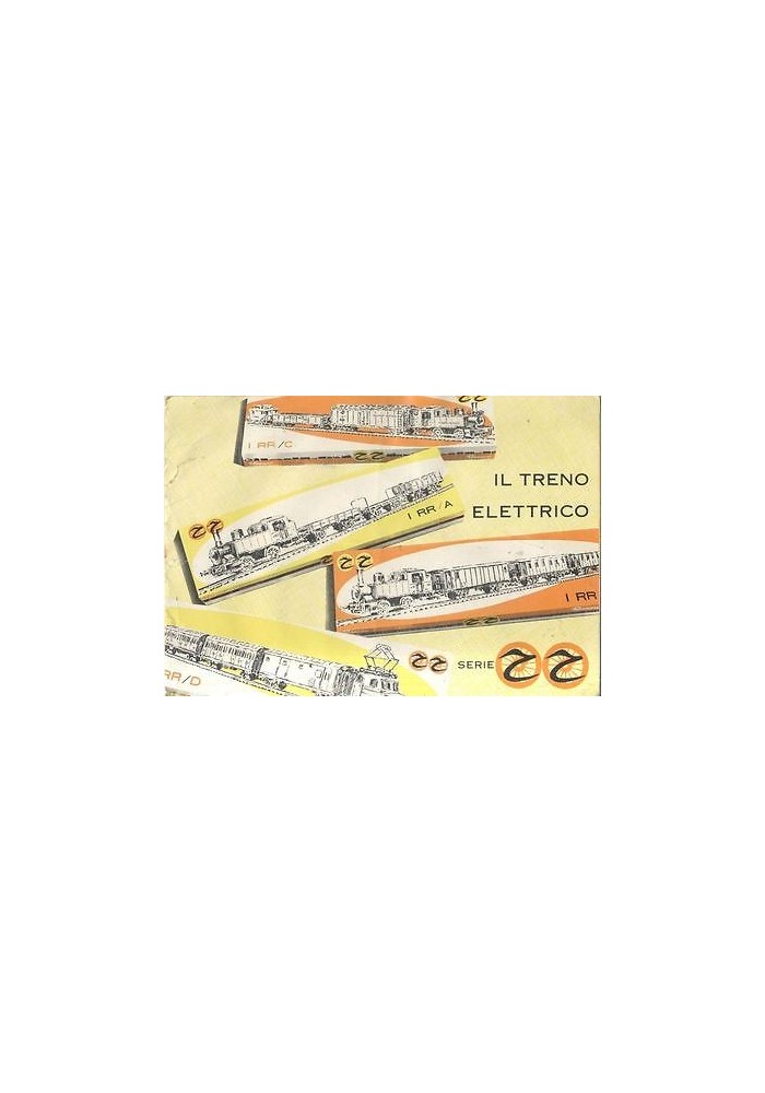 IL TRENO ELETTRICO SERIE RR catalogo Rivarossi - trenini 1959 ferrovie