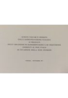 MAURO CODUSSI di Loredano e Lionello Olivato Puppi 1977 ERI volume ad personam