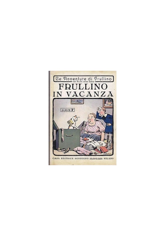 LE AVVENTURE DI FRULLINO - Frullino in vacanza album 2 - 1931 Sonzogno