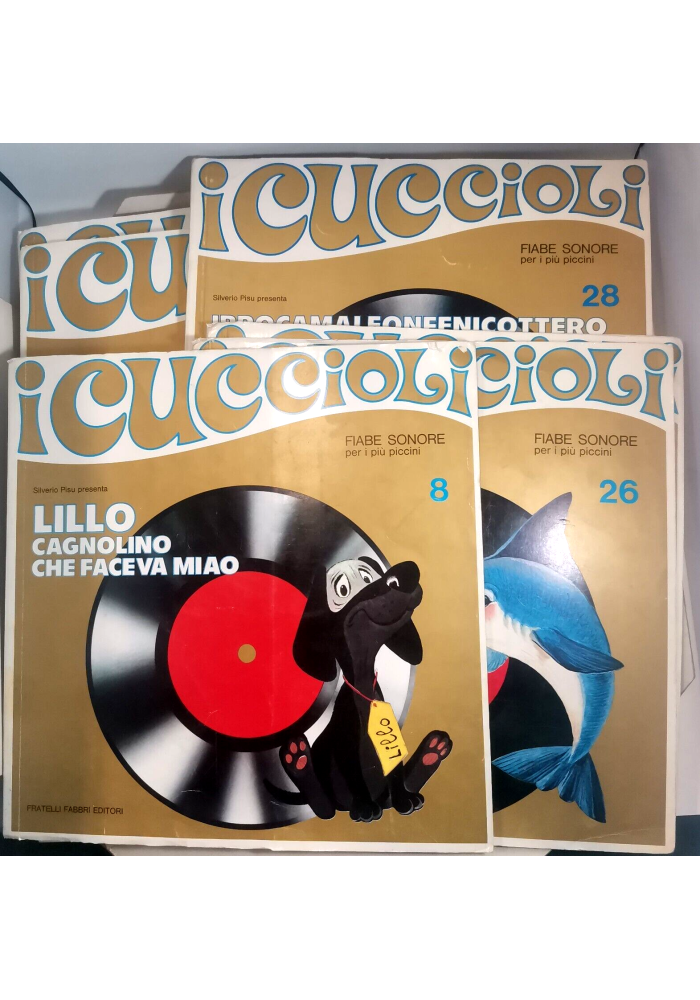 I CUCCIOLI fiabe sonore per i più piccini COFANETTO con 12 fascicoli + 45 giri