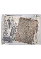ELEGANTISSIMA Numero 42 primavera estate 1956 rivista moda cartamodelli vestiti
