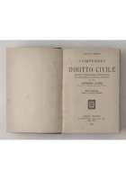 COMPENDIO DI DIRITTO CIVILE di Giorgio Loris 1914 Hoepli manuali libro vintage