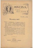 MINERVA RIVISTA DELLE RIVISTE DICEMBRE 1897 Vol XVI n.6 Società Editrice Laziale
