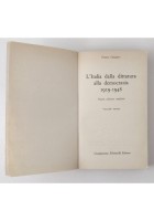 L'ITALIA DALLA DITTATURA ALLA DEMOCRAZIA 1919 1948 di F Catalano 2 volumi 1970