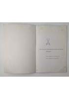 Catalogo Porcellane vntage VEB STAATLICHE PORZELLAN MANUFAKTUR MEISSEN catalogo