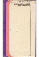 DEMOCRAZIA E SOCIALISMO di Arthur Rosenberg 1971 De Donato libro storia politica
