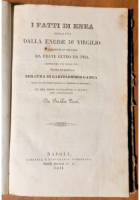 I FATTI DI ENEA ESTRATTI DALL'ENEIDE DI VIRGILIO Guido da Pisa 1841 Napoli Libro
