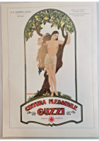 CINTURA GUZZI e RADIO CGR 1928 Pubblicità Advertising Vintage a colori d'epoca