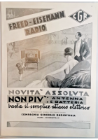 CINTURA GUZZI e RADIO CGR 1928 Pubblicità Advertising Vintage a colori d'epoca