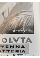 CINTURA GUZZI e RADIO CGR 1928 Pubblicità Advertising Vintage a colori d'epoca