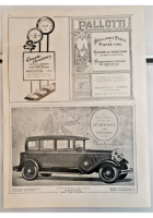 SETA BEMBERG 1928 Pubblicità Advertising Vintage a colori d'epoca Poster
