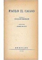 PAOLO IL CALDO di Vitaliano Brancati - Bompiani editore III edizione 1956