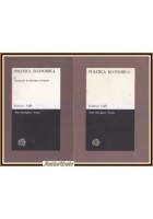POLITICA ECONOMICA 2 volumi di Federico Caffè 1966 1970 Libro analisi problemi