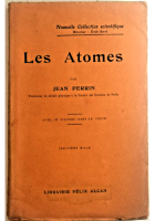 LES ATOMES di Jean Perrin 1924 Felix Alcan Editore Libro fisica in francese