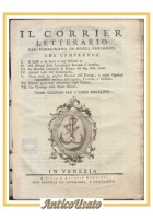 IL CORRIER LETTERARIO tomo II per l'anno 1766 Antonio Graziosi Libro Antico