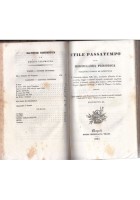 UTILE PASSATEMPO OSSIA MISCELLANEA PERIODICA 1834 7 Numeri Volumetto Libro Antic