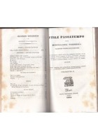 UTILE PASSATEMPO OSSIA MISCELLANEA PERIODICA 1834 7 Numeri Volumetto Libro Antic